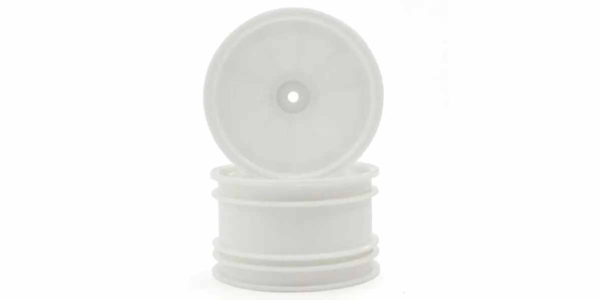 Kyosho Optima Serie White 2.2 inches Rear Dish Wheels (2)