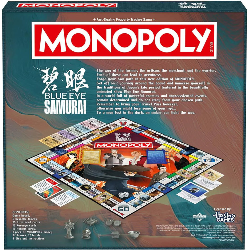 Winning Moves -Monopoly Blue Eye Samurai English