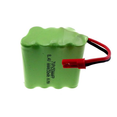 Ni-MH Batteri 650mAh 8.4V - JST BEC Kontakt - 3+4 konfiguration