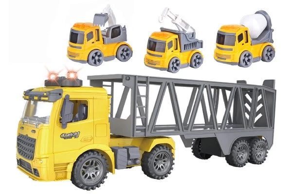 Contruck Autotransporter med Lys og Lyd 1:14