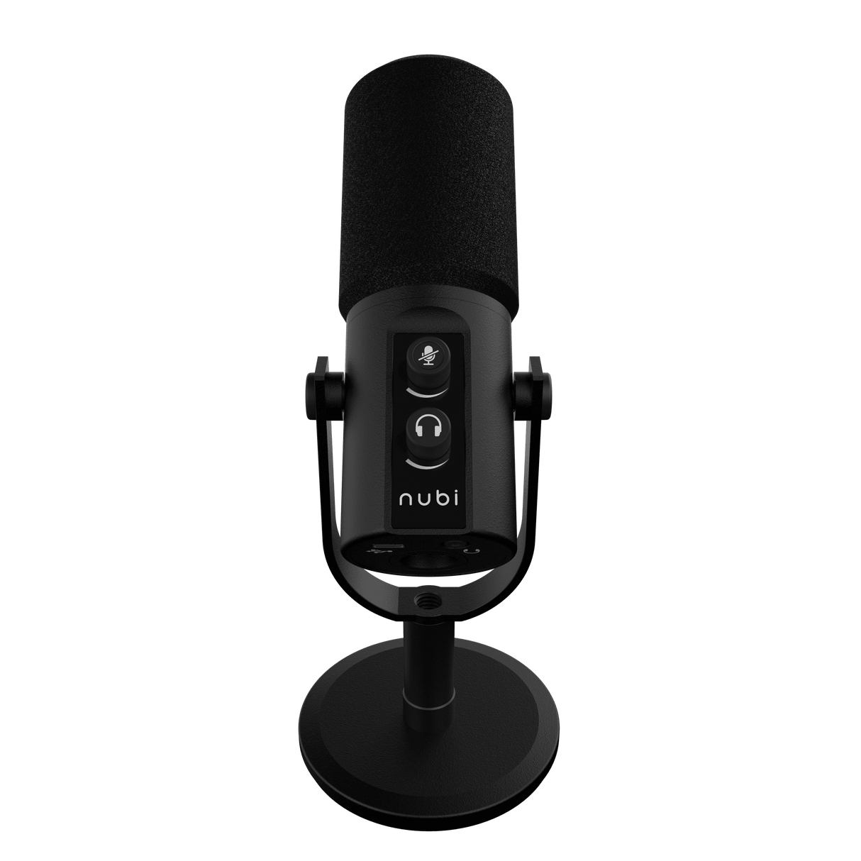 Nubi NMIC1 Dynamic USB and XLR Microphone with ANC, Black