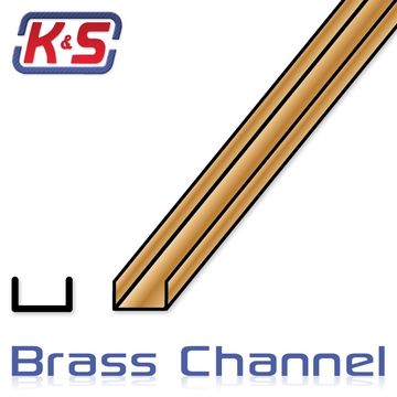 K&S 5415015 - 12 C-Chan 1/16x1/32 (1/bg x 6/bgs)