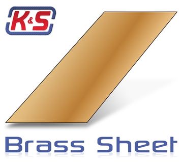 K&S 16405 - Brass Sheet 305 x 150 x 0.62 mm (1)