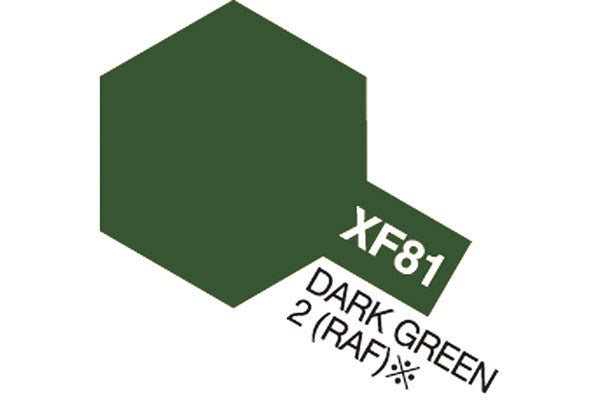 Acrylic Mini XF-81 Dark Green 2 RAF (Semi Gloss)