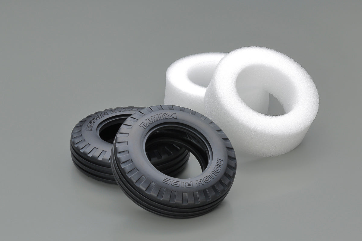 Ribbed \'Rough Ride\' Tires (w/Inner Sponge, 2pcs.)