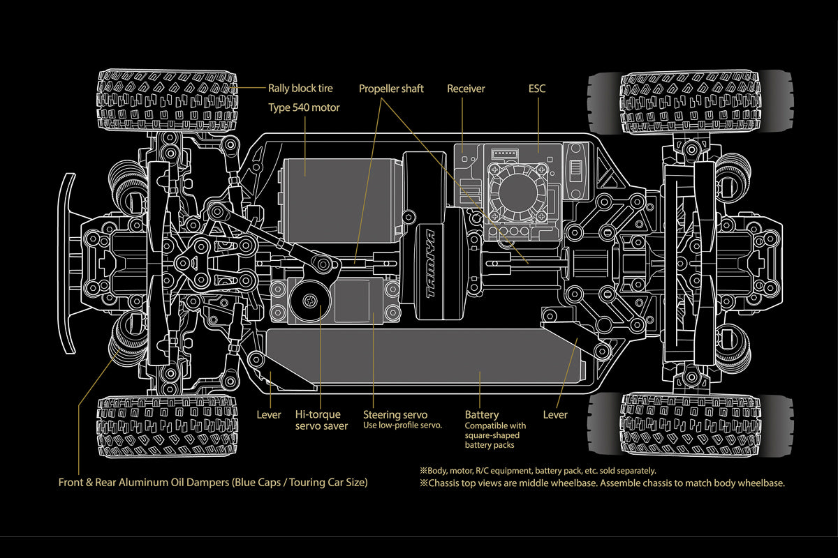 1/10 R/C XM-01 PRO Chassis Kit