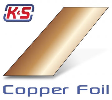 K&S 6525 - Copper Sheet 0.4x125x175mm (.016) (1)