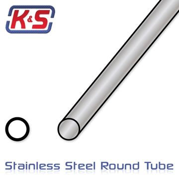 K&S 547115 - Rostfri Rör 1/4(6.4x300mm) (6)