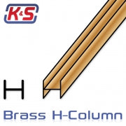 Brass H-Column 3.2x305mm (1/8'') (1)*
