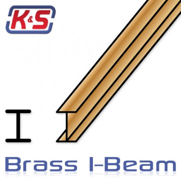 K&S 815014 - Brass I-Beam (3/16x3/32) (1)