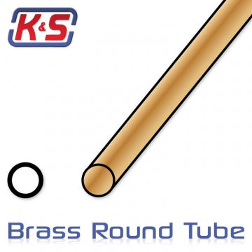 K&S 8208 - Brass Tube 5.55x305mm (7/32) (.029') (1)