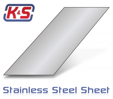K&S 87183 - Stainless Sheet 0.45 x 150 x 305 mm (1)