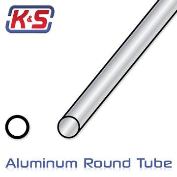K&S 9801 - Aluminium Tube 2x300mm (0.45) (4)