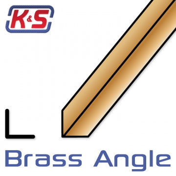 K&S 549880 - Brass angle 3.17x305mm (1/8) (1)