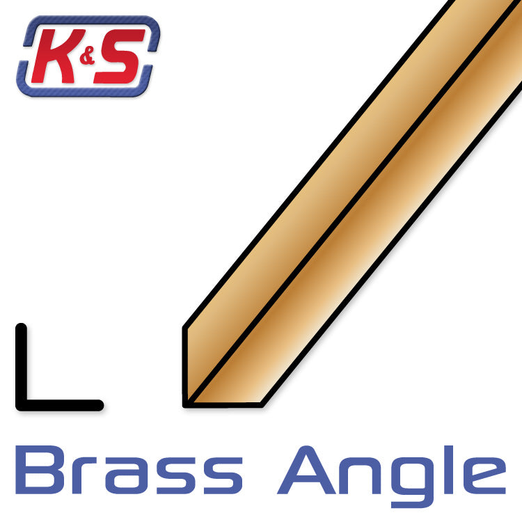 Brass angle 6.35x305mm (1/4") (1)