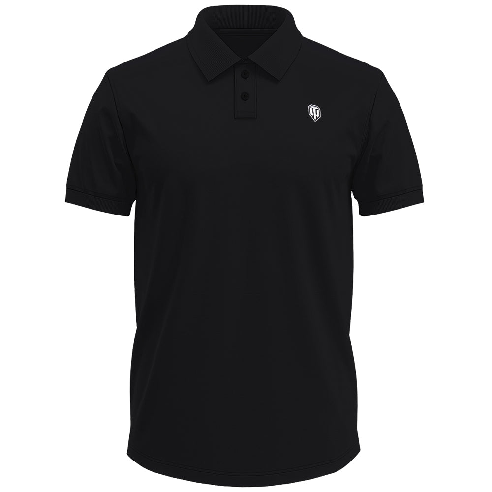 World of Tanks Polo with embroidery black, 3XL