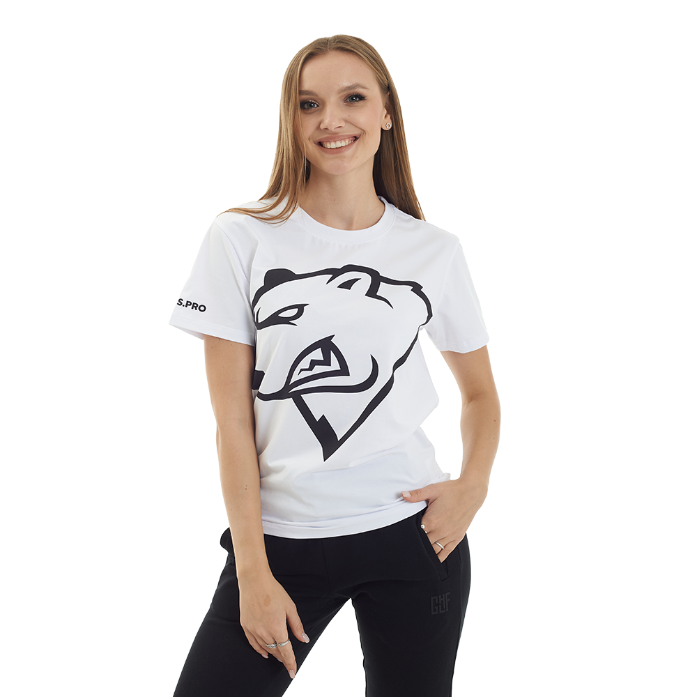 Virtus.pro T-shirt "bear" white, XL