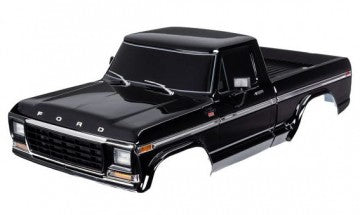 Traxxas 9230-BLK Body Ford F-150 (1979) Complete Black