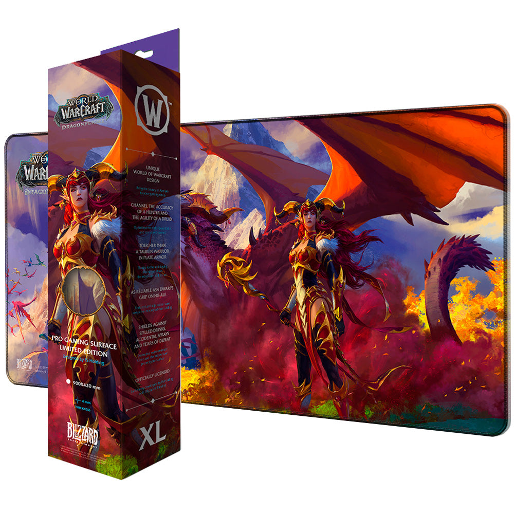 World Of Warcraft Dragonflight: Alexstrasza & Dragon, Mousepad, XL