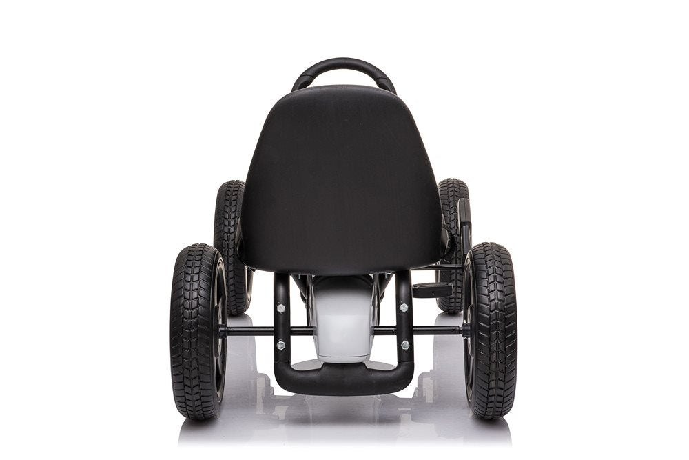 Mercedes-Benz Gokart med pedaler och gummidäck
