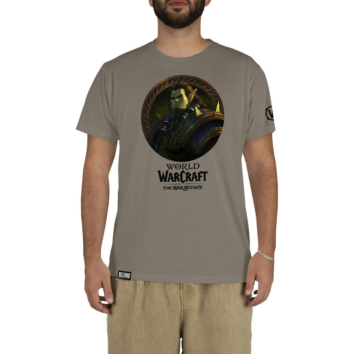 World of Warcraft The War Within Thrall tshirt, color: stone, size: XL