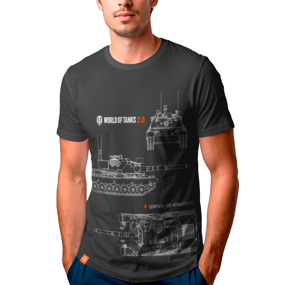 Wargaming, World of Tanks 2.0 Limited Edition T-shirt grey, XXL