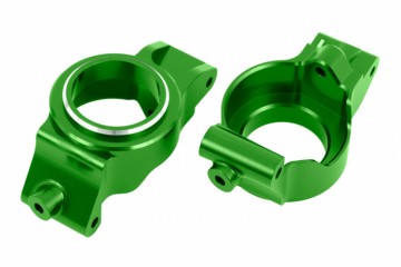 Traxxas 7832-GRN Caster Blocks L+R (Pair) Alu Green X-Maxx, XRT