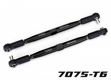 Traxxas 7748-BLK Toe Links Alu Black 158mm Adjustable (2) X-Maxx