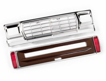 Traxxas 9819-BRWN Grill, Tailgate Brown with LED Lenses Ford F-150 TRX-4M