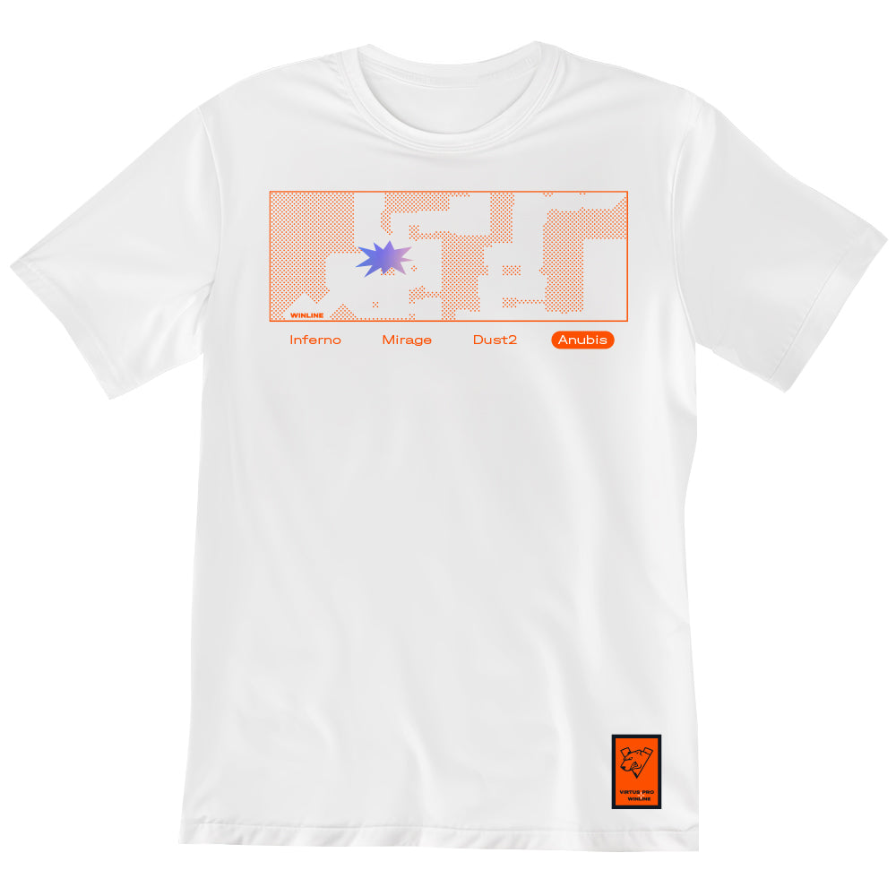 Virtus.pro T-shirt with holography, color: white, size L
