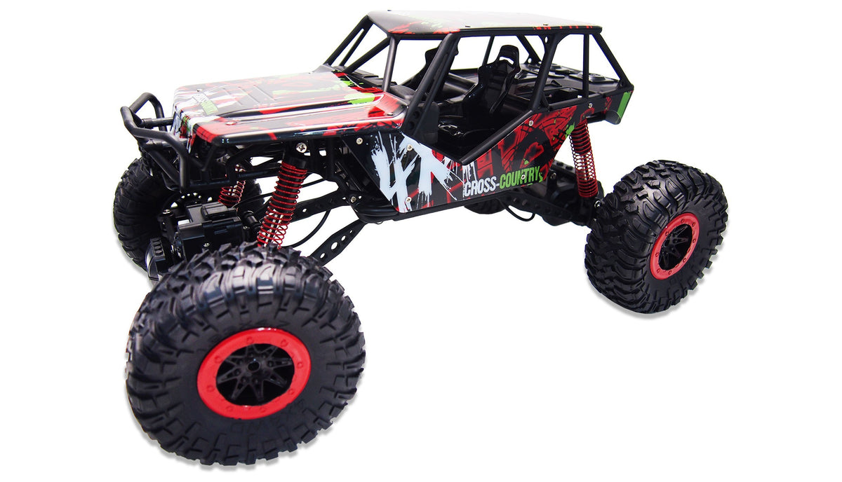 DEMO - Crazy Crawler 1:10 - stor Radiostyrd off-roader m. LJUS