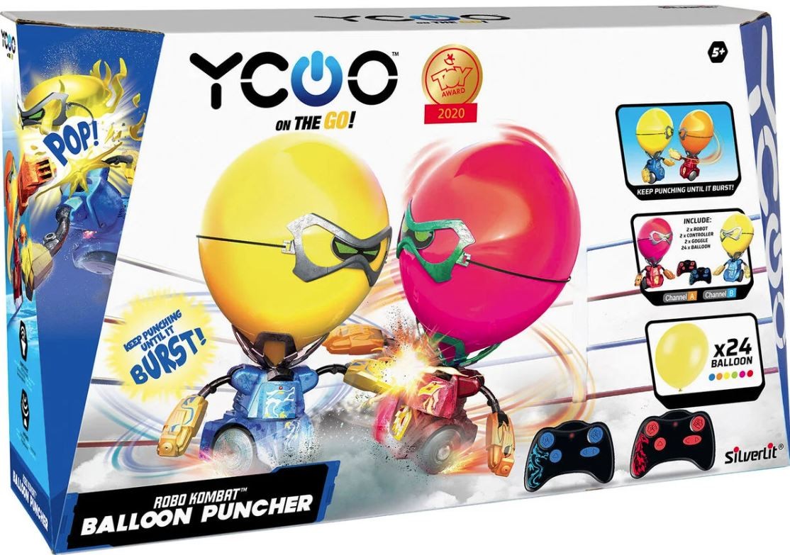 Silverlit Robo Kombat Balloon Puncher 2-pack Style A
