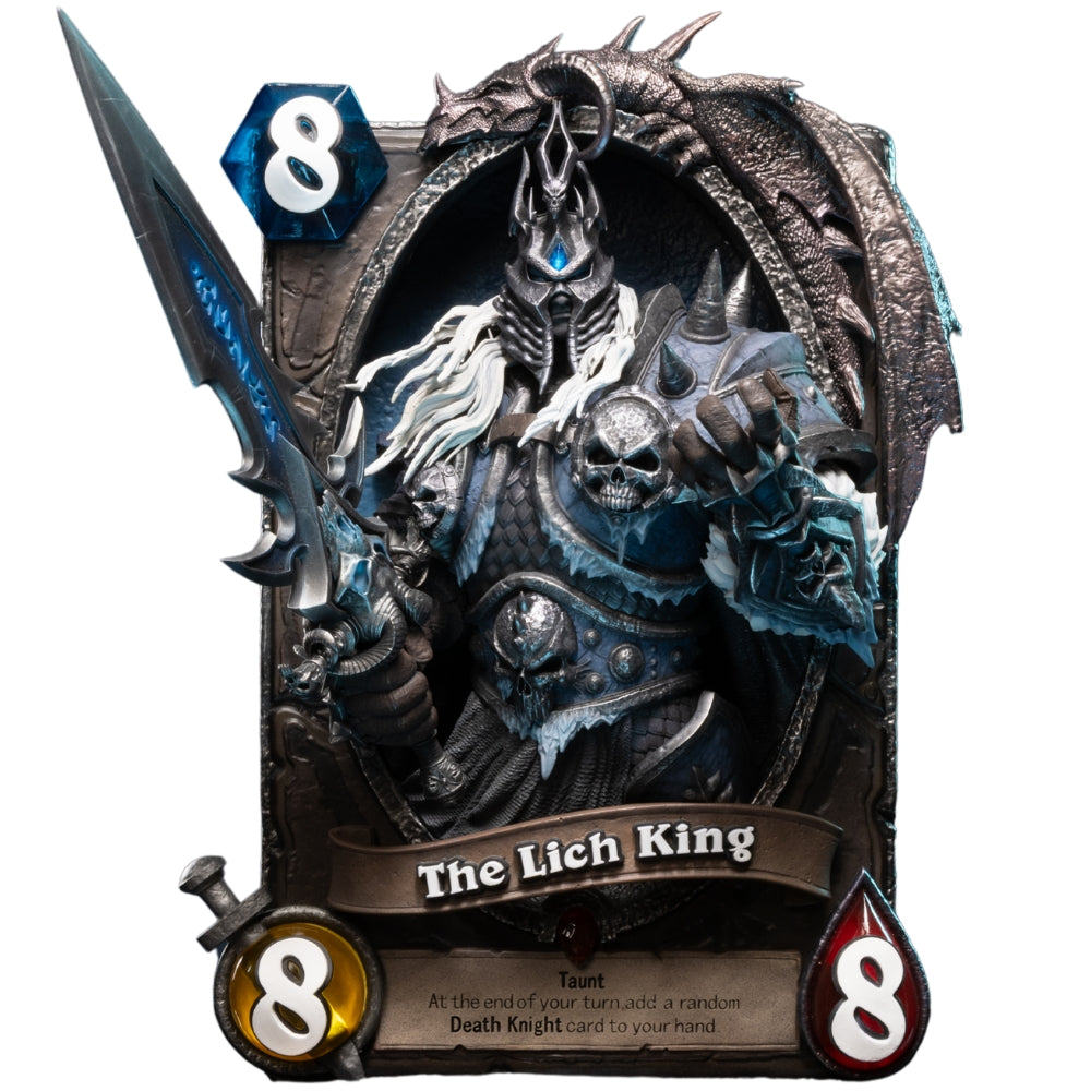 HEX Blizzard Hearthstone The Lich King Art Statue Frame