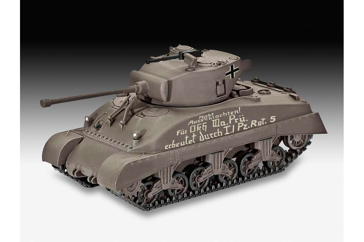 Model Set Sherman M4A1 1:72