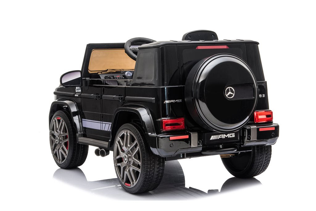 Mercedes-Benz AMG G63 Svart Elbil för Barn, 2x12V