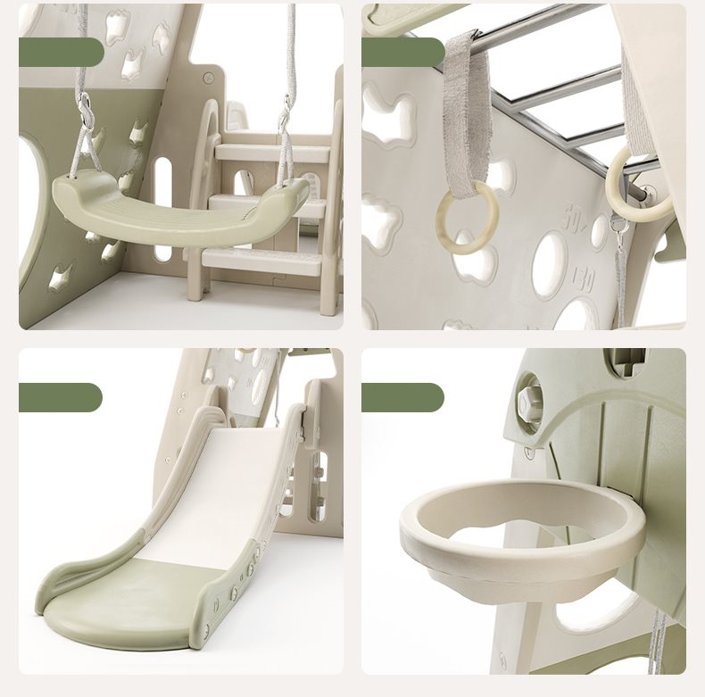Elitetoys Kids Zone Aktivitetshus med rutschkana och gunga