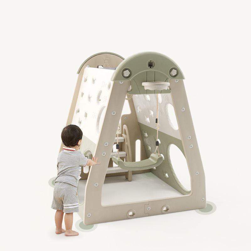 Elitetoys Kids Zone Aktivitetshus med rutschkana och gunga
