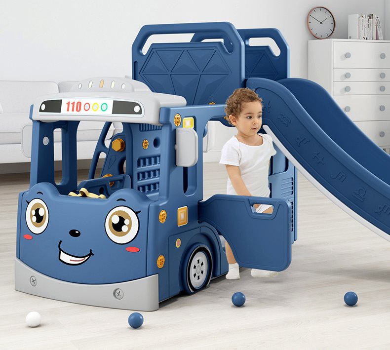 Elitetoys Kids Zone Aktivitetslastbil med rutschkana och gunga