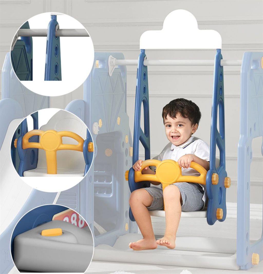 Elitetoys Kids Zone Aktivitetslastbil med rutschkana och gunga
