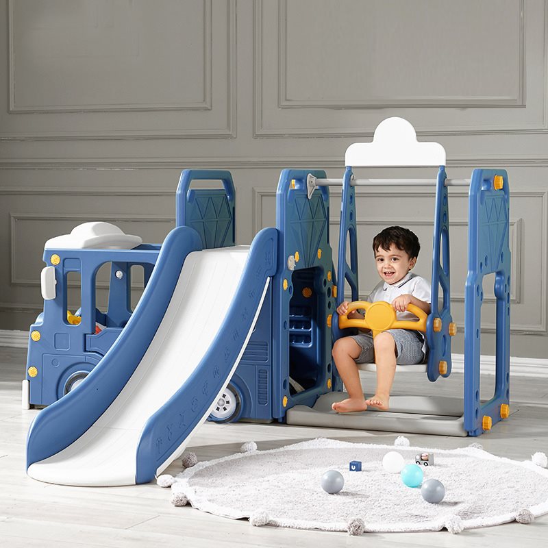 Elitetoys Kids Zone Aktivitetslastbil med rutschkana och gunga