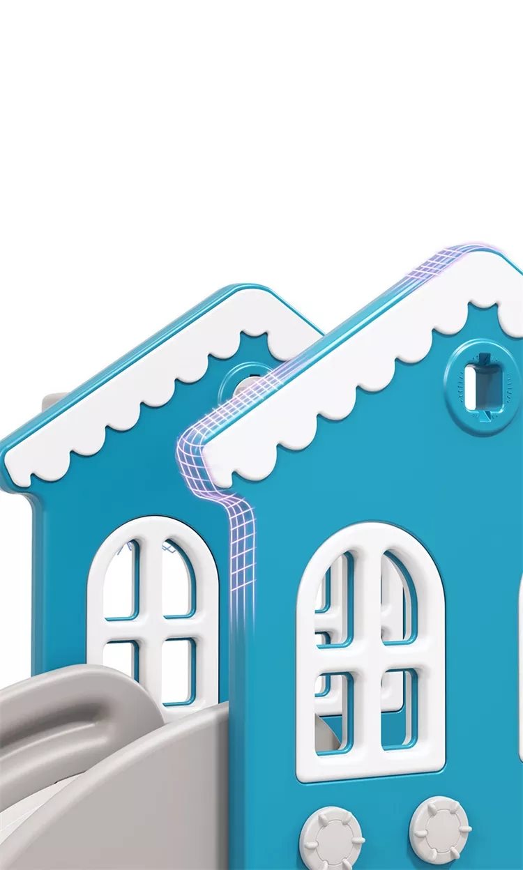 Elitetoys Kids Zone Lekstuga med rutschkana, gunga och korg