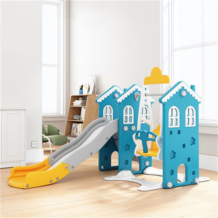 Elitetoys Kids Zone Lekstuga med rutschkana, gunga och korg