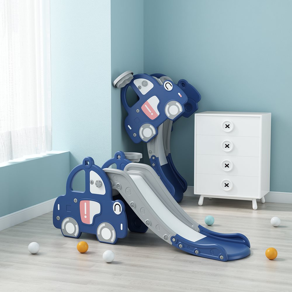 Elitetoys Kids Zone Rutschkana med Basketkorg –