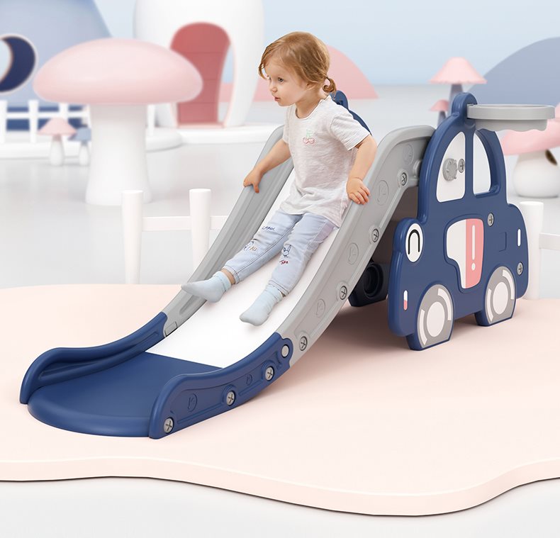 Elitetoys Kids Zone Rutschkana med Basketkorg –