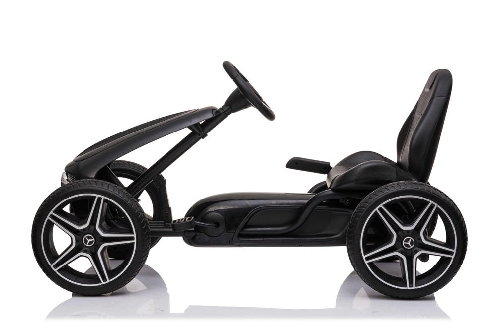 Mercedes-Benz Gokart med gummidäck och justerbart säte