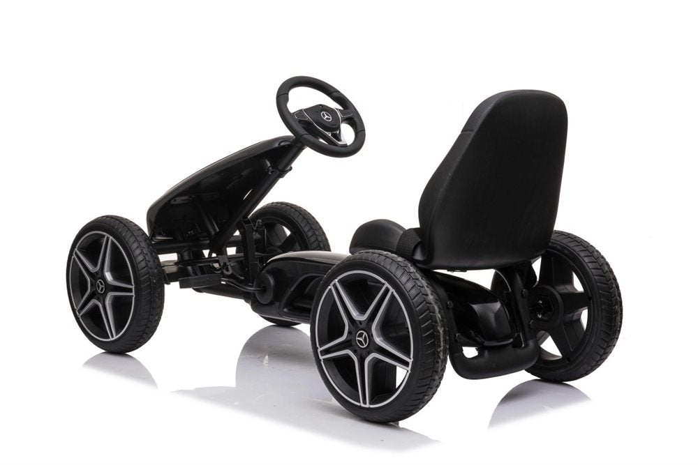 Mercedes-Benz Gokart med gummidäck och justerbart säte