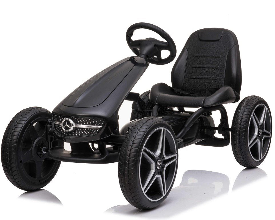 Mercedes-Benz Gokart med gummidäck och justerbart säte