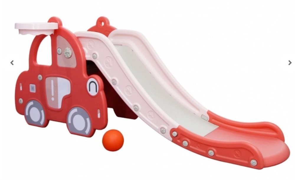Elitetoys Kids Zone Rutschkana med Basketkorg –