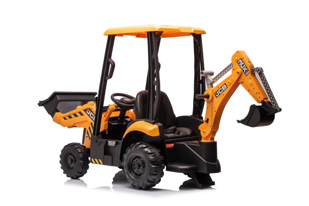 Azeno JCB Backhoe 12V med lädersäte