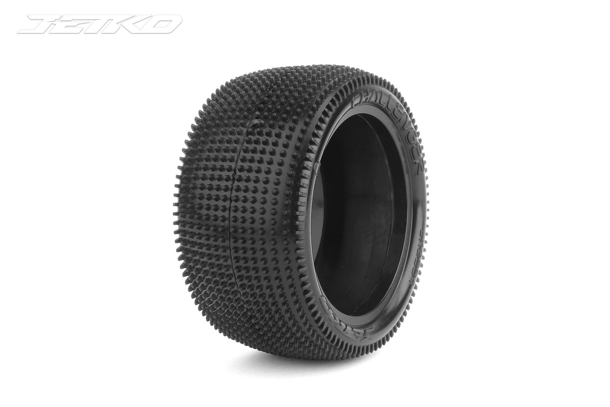 Jetko Challenger 1:10 Buggy 2.2 Rear Tyres 2wd 4wd EOS Yellow (2)